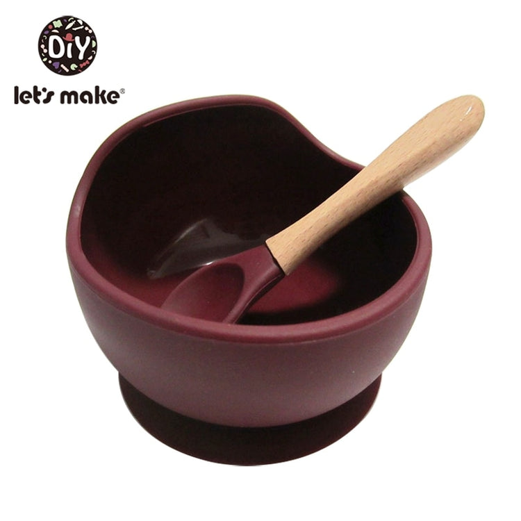 SET REPAS BÉBÉ SILICONE INCASSABLE