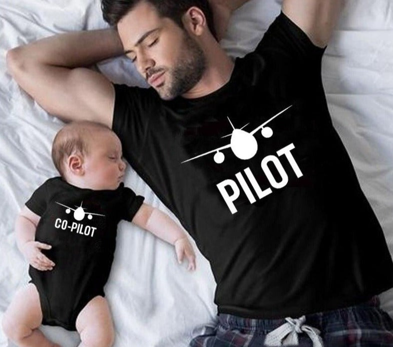 TSHIRT PILOTE/COPILOTE - PÈRE FILS
