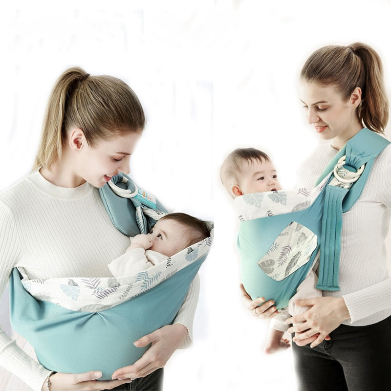 Porte-bébé respirant portable, écharpes pour enfants en maille en