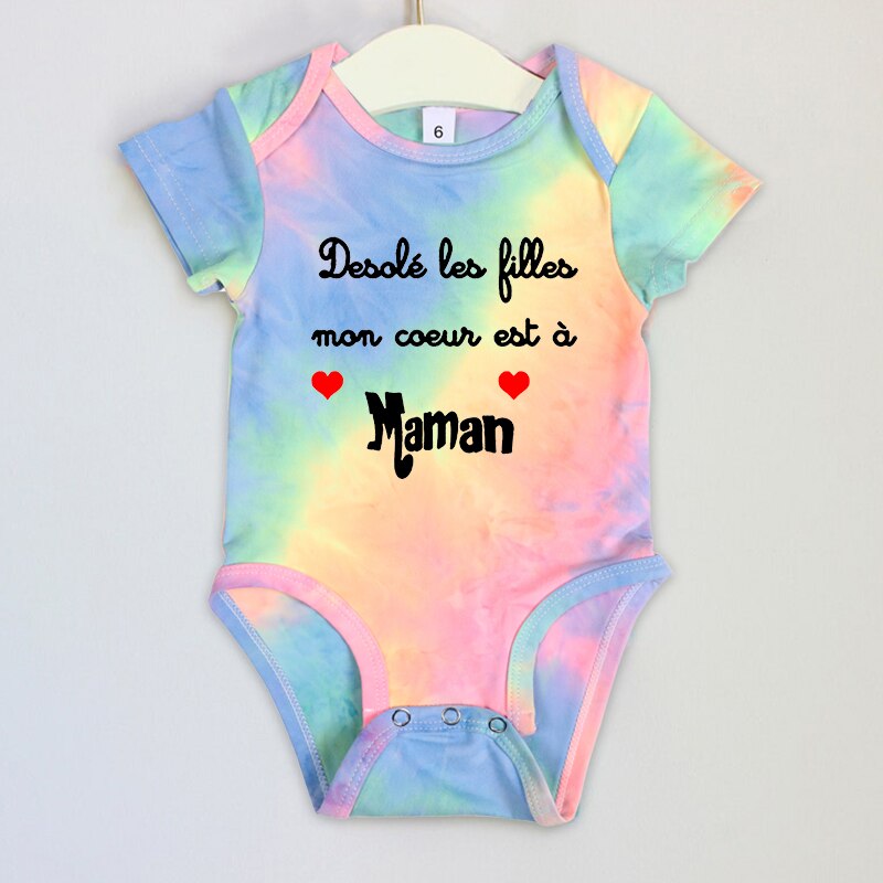 BODY BÉBÉ "MON COEUR EST À MAMAN/PAPA"