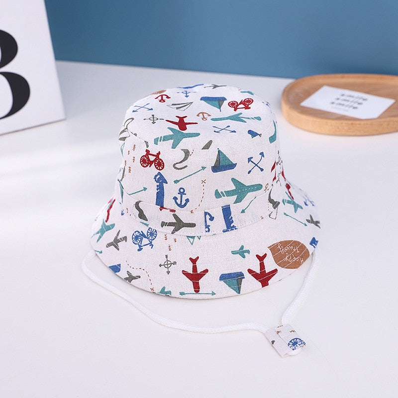 PATTERNED COTTON BOB HAT - BABY/CHILDREN