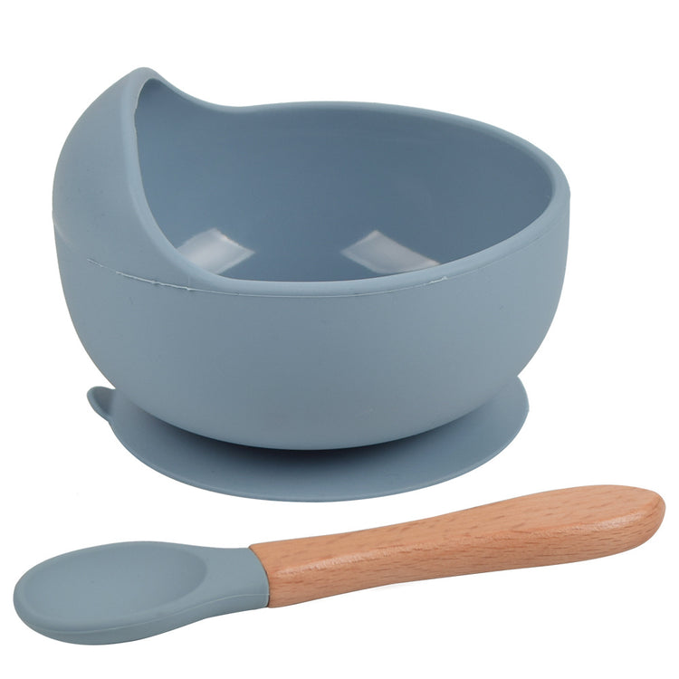 SET REPAS BÉBÉ SILICONE INCASSABLE
