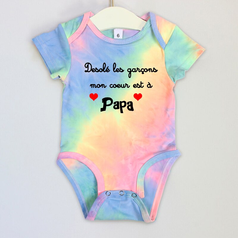 BODY BÉBÉ "MON COEUR EST À MAMAN/PAPA"
