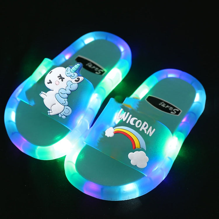 SANDALES TONGS LICORNE LUMINEUSE ENFANT