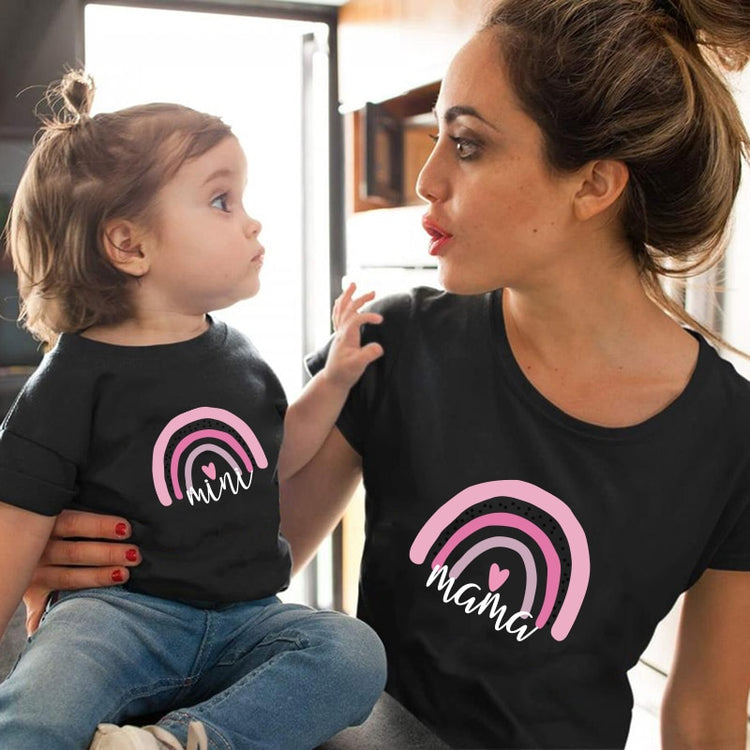 TSHIRT ENSEMBLE DUO MÈRE/FILLE