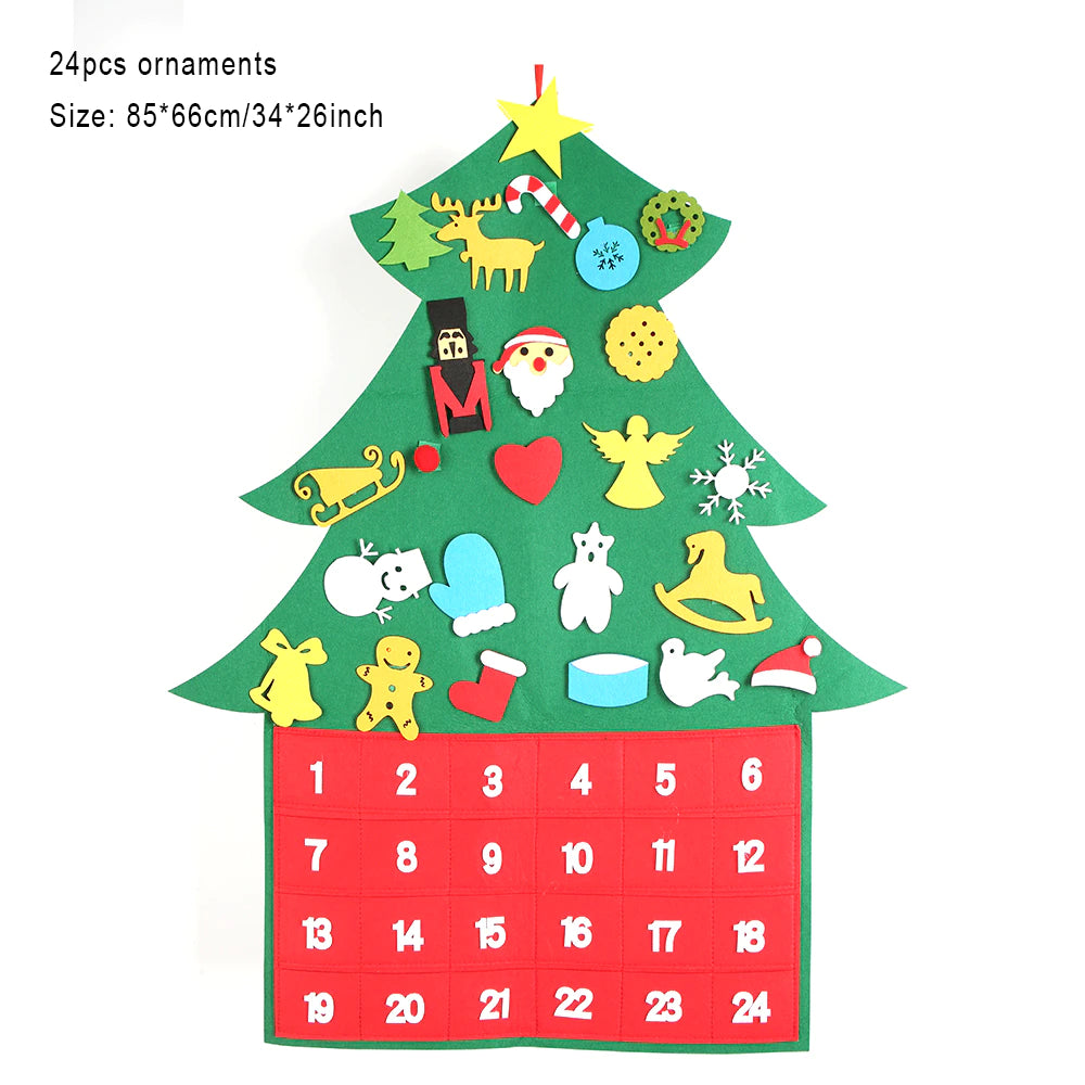 MONTESSORI CHILDREN’S FELT CHRISTMAS TREE