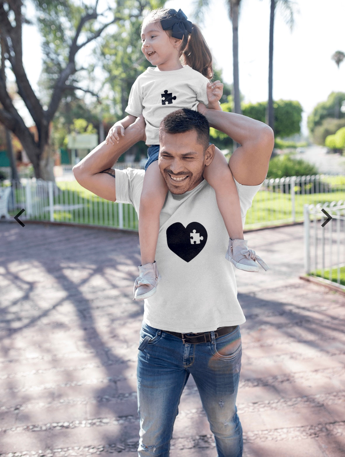 TSHIRT PUZZLE DUO PARENT ENFANT