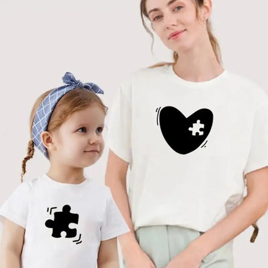TSHIRT PUZZLE DUO PARENT ENFANT