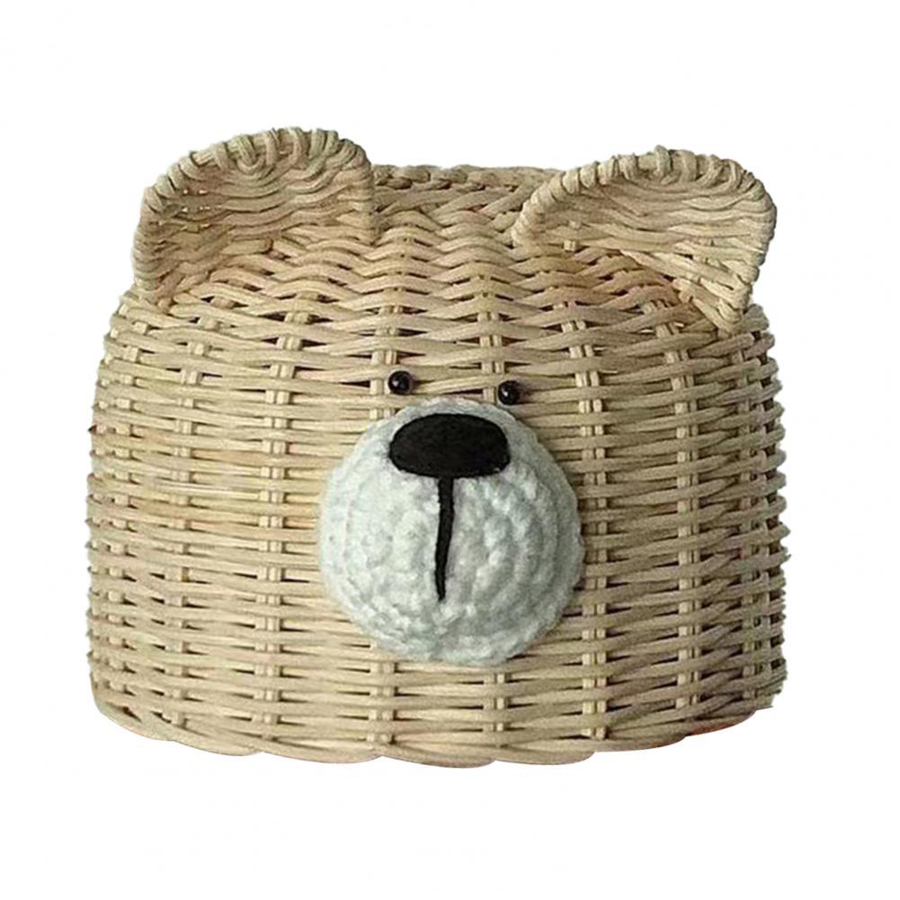 ABAT JOUR SUSPENSION LAMPE OURSON EN ROTIN