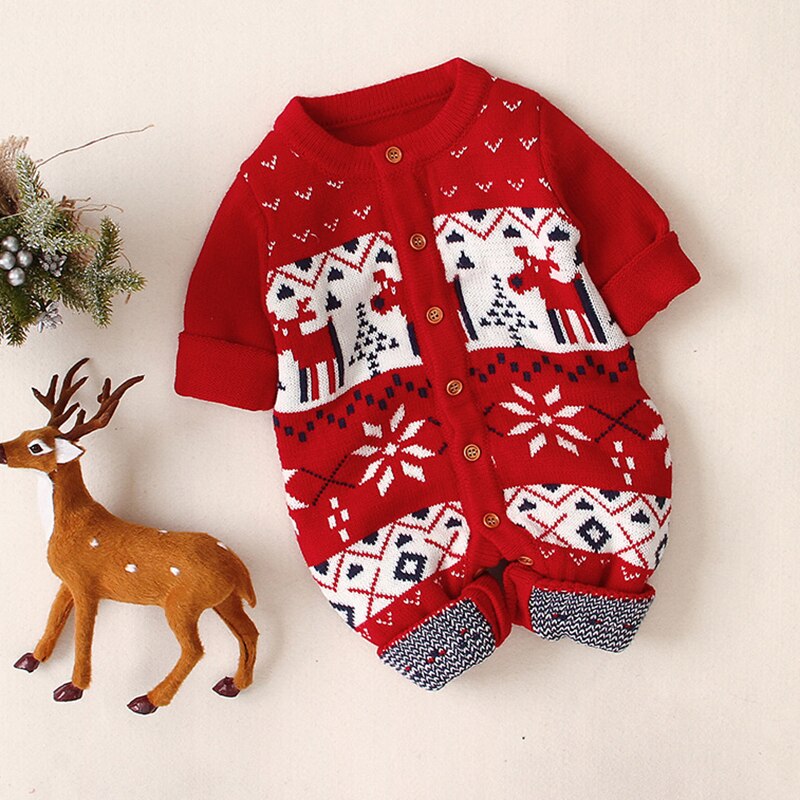 BARBOTEUSE COMBINAISON NOËL TRICOT