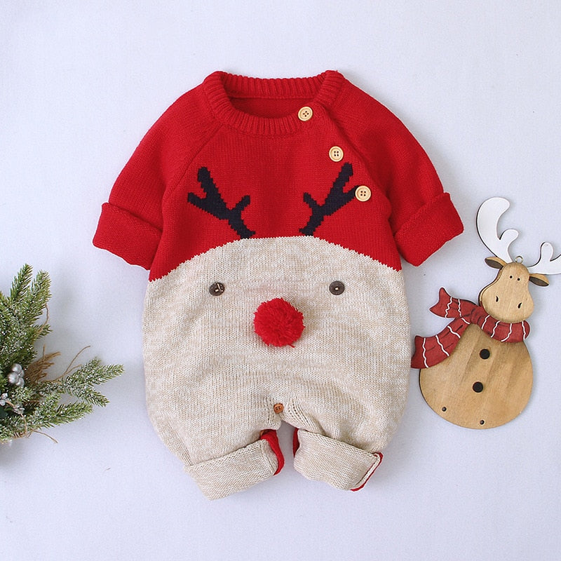 BARBOTEUSE COMBINAISON NOËL TRICOT