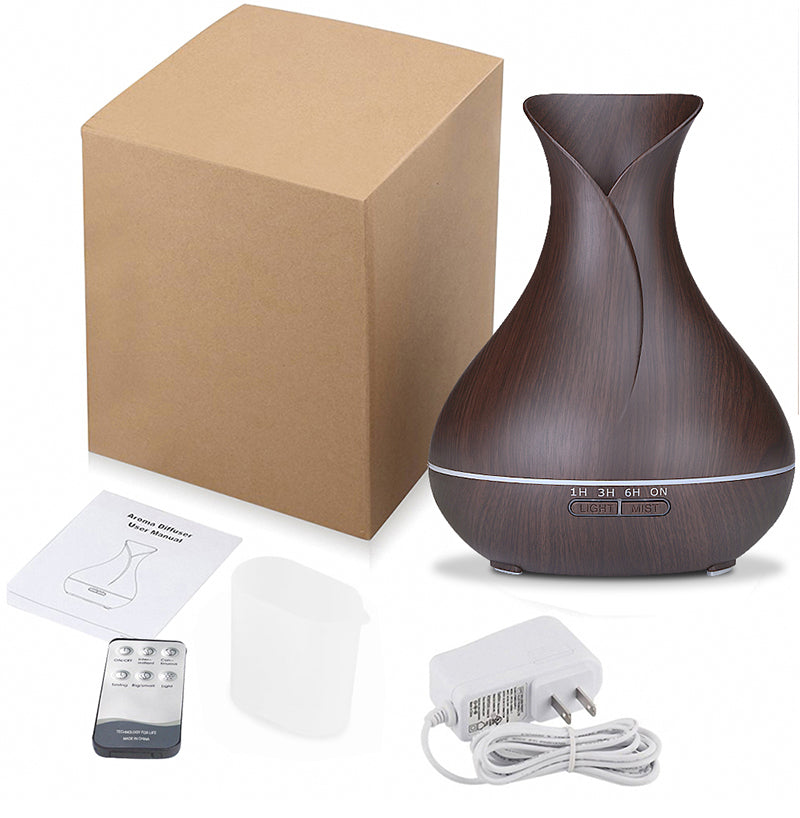 LARGE WOOD ESSENTIAL OIL DIFFUSER 500ML