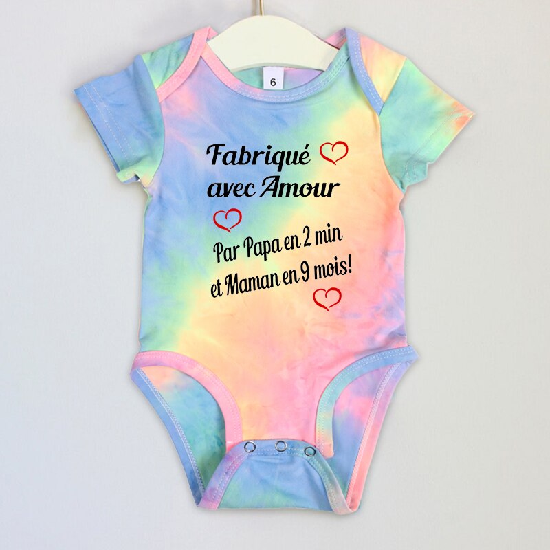 BODY BÉBÉ " FABRIQUÉ AVEC AMOUR PAR..."