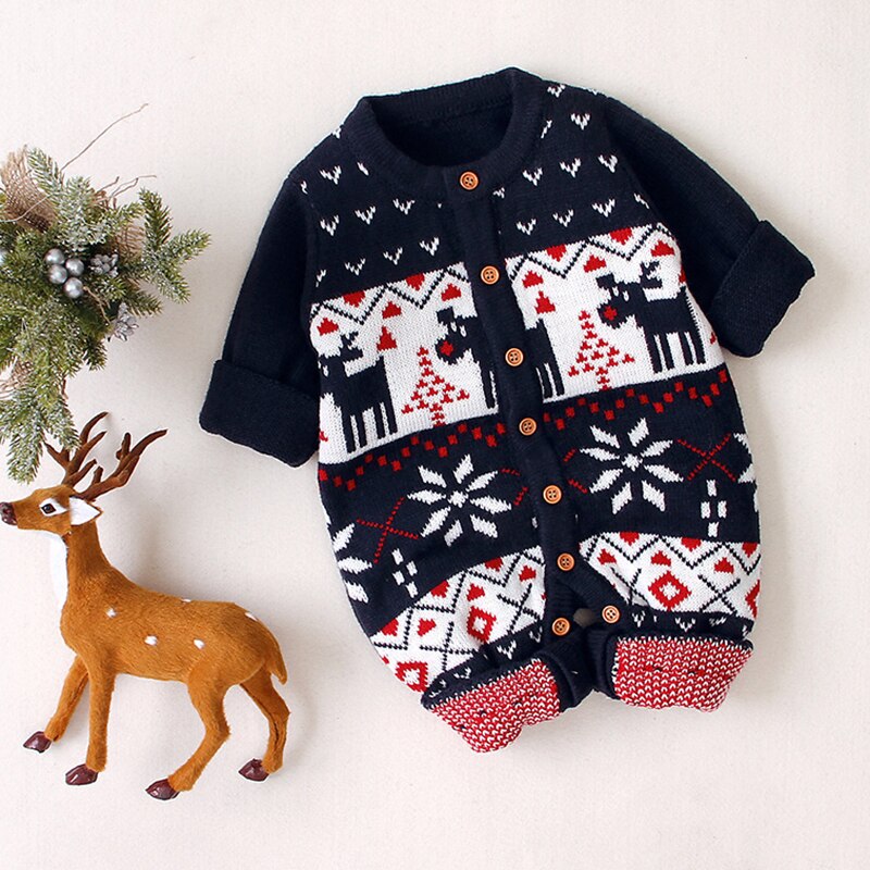 BARBOTEUSE COMBINAISON NOËL TRICOT