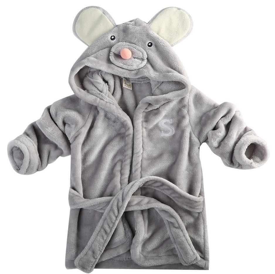 PEIGNOIR/ROBE DE CHAMBRE POLAIRE ENFANT ANIMAUX