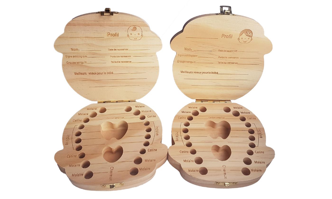WOODEN MILK TEETH SOUVENIR SUITCASE