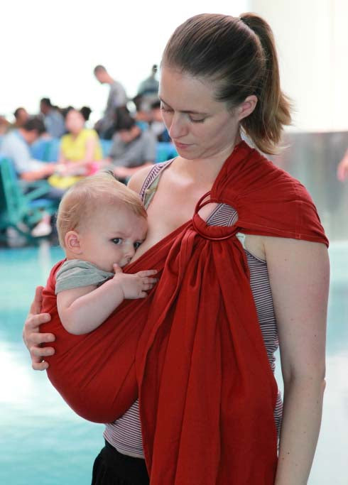 ECHARPE PORTE BÉBÉ RING SLING 100% COTON
