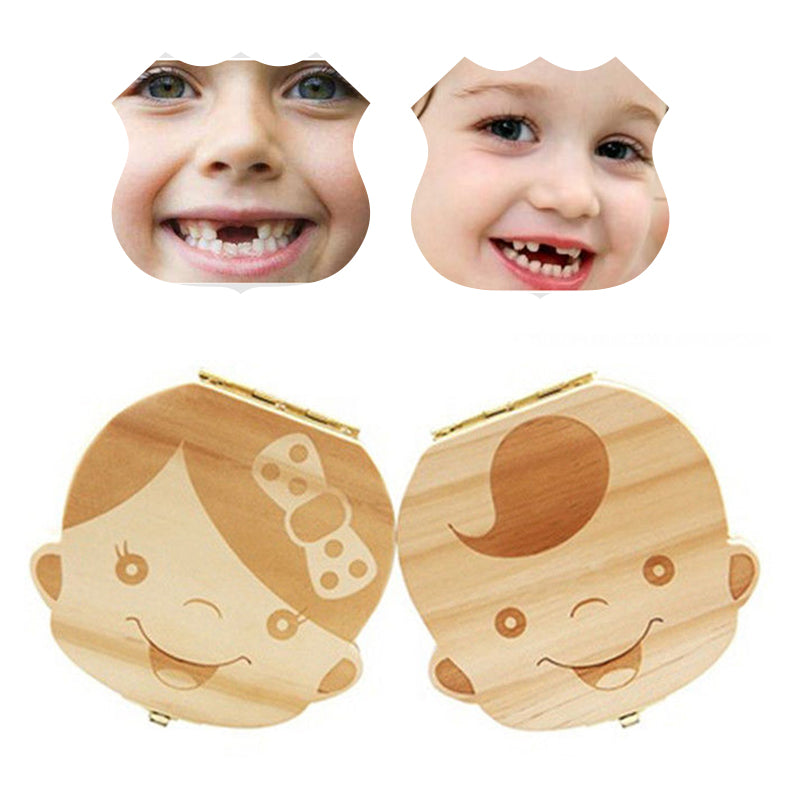 WOODEN MILK TEETH SOUVENIR SUITCASE