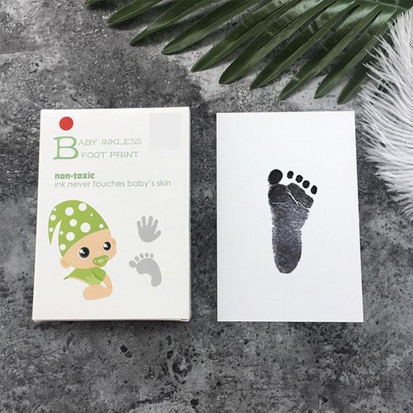 KIT EMPREINTE BÉBÉ - TAMPON MAGIQUE SANS ENCRE