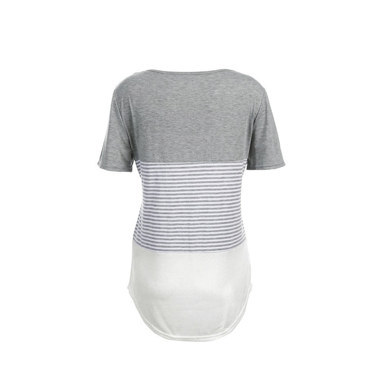 T-SHIRT D'ALLAITEMENT RAYURES - COTON