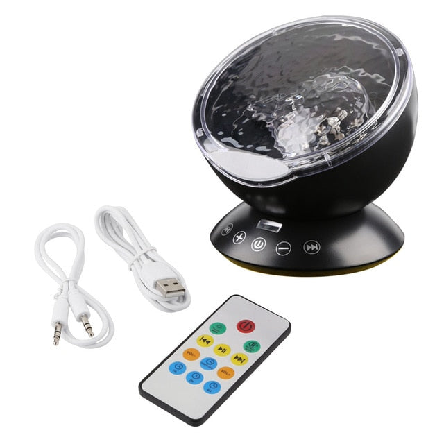 NIGHT LAMP - OCEAN WAVES PROJECTOR