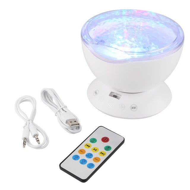 NIGHT LAMP - OCEAN WAVES PROJECTOR