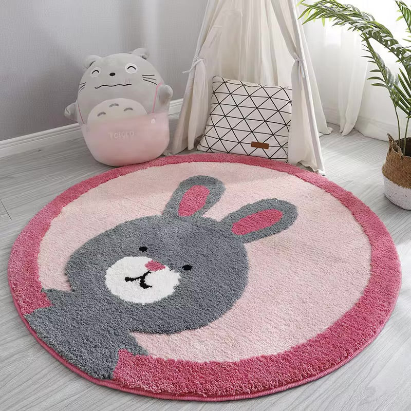 TAPIS ANIMAUX ÉVEIL ET JEU - ROND OU LONG