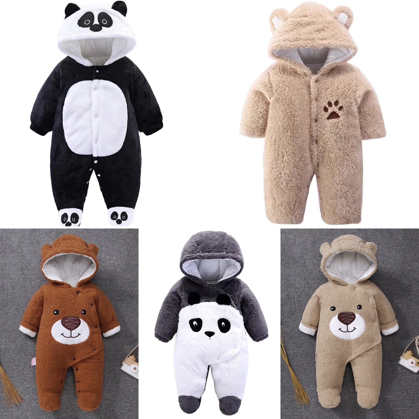 BABY ANIMAL WINTER JUMPSUIT 