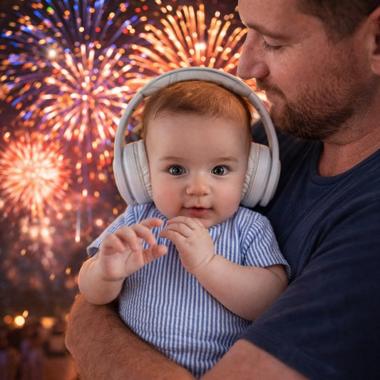 CASQUE ANTI BRUIT BÉBÉ AJUSTABLE - 1 MOIS/4 ANS