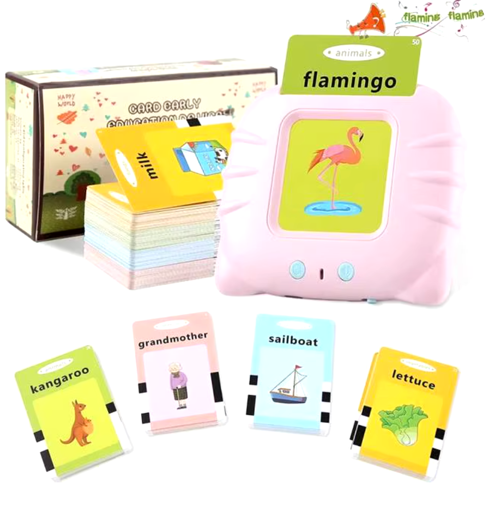 INTERACTIVE USB AUDIO GAME LEARNING WORDS - 110 EDUCATIONAL TALKING CARDS 