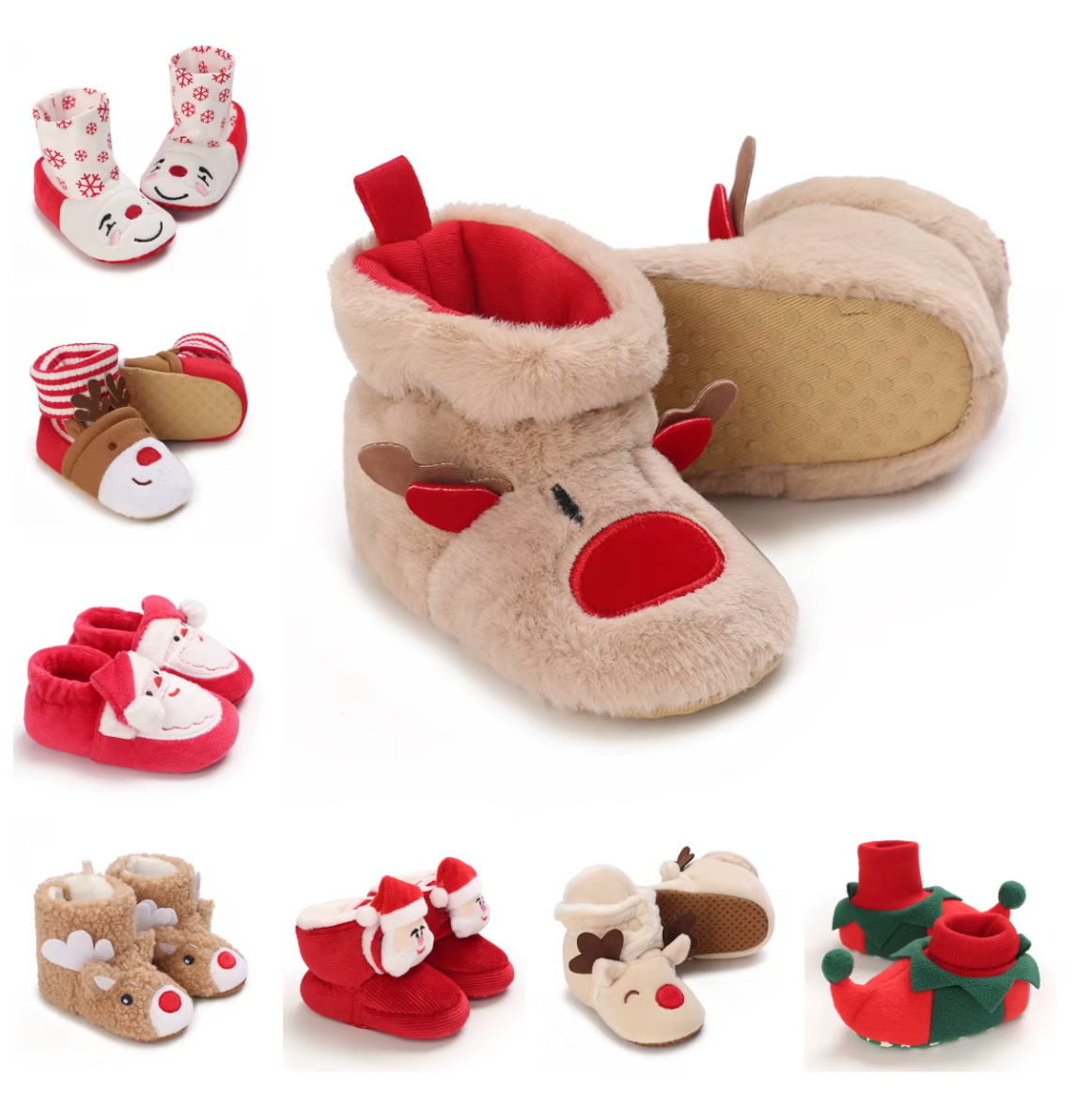 CHAUSSONS NOËL HIVER BÉBÉ