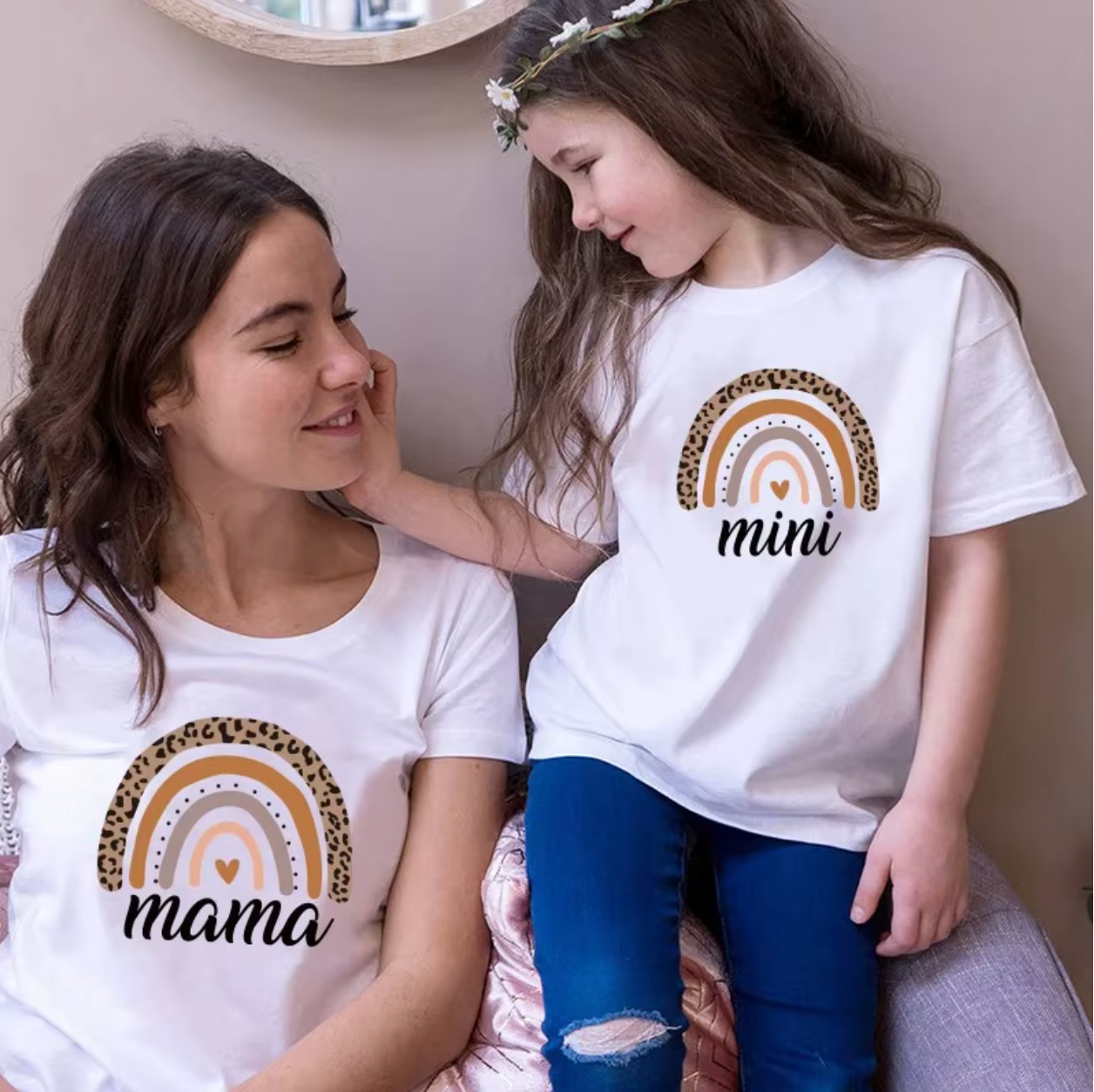 TSHIRT ENSEMBLE DUO MAMAN/FILLE