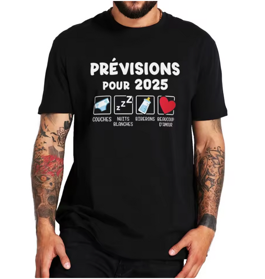 TSHIRT PAPA 2025 HUMOUR