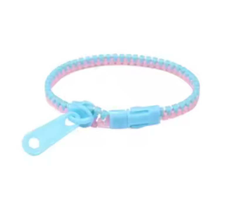 Lot De 20 Bracelets Zip Amitié Pour Enfants - Résine Colorée, Jouet Sensoriel Anti-stress - Cadeau Fête Et Anniversaire Garçons Filles