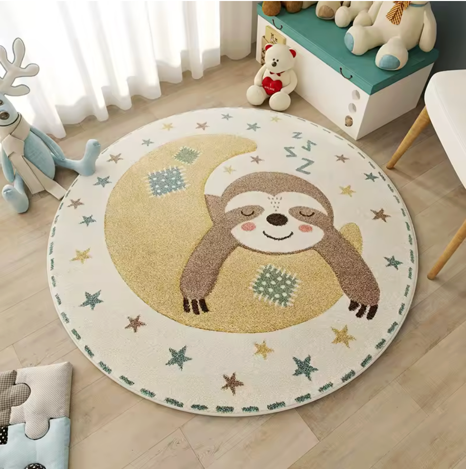 ACTIVITY AND PLAY MAT - ROUND OR LONG ANIMAL PATTERN 