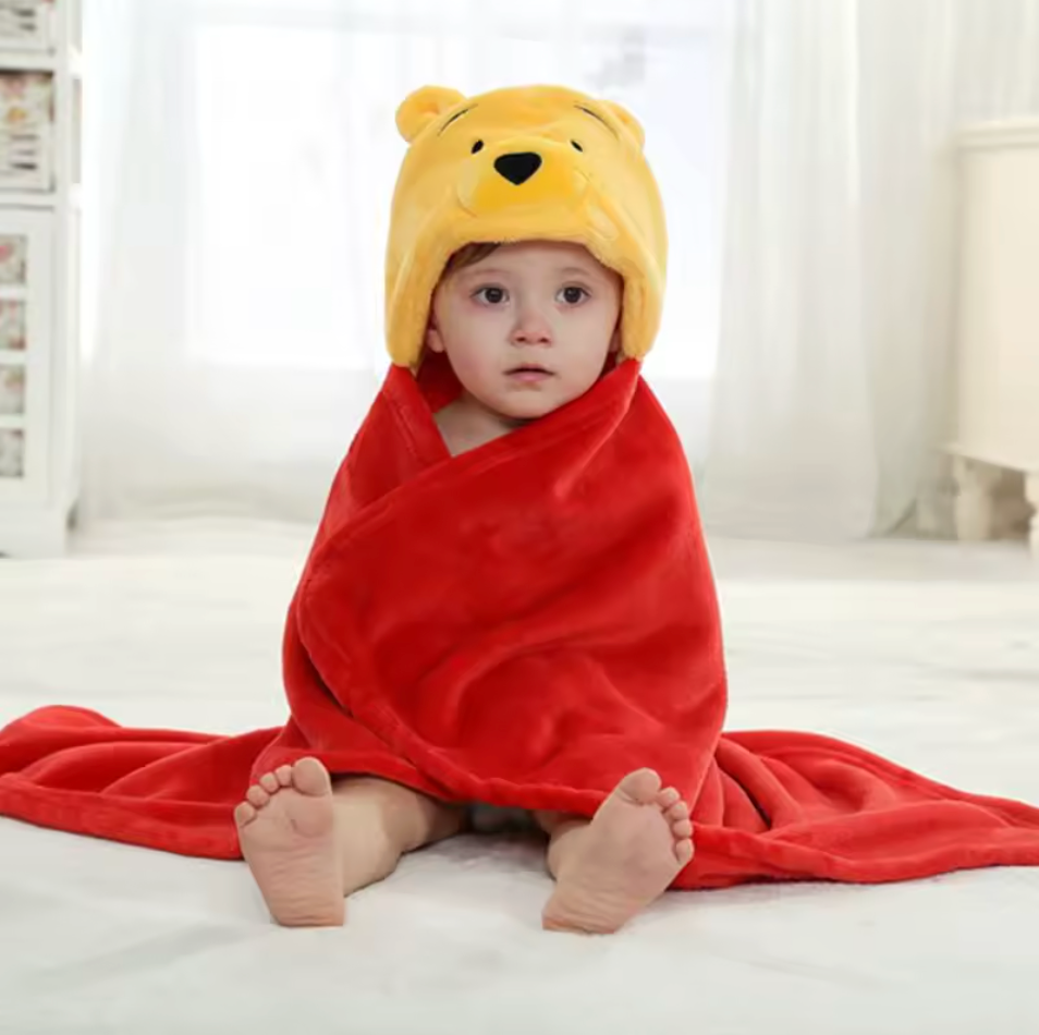 CAPE BLANKET 3D ANIMAL PLAID 