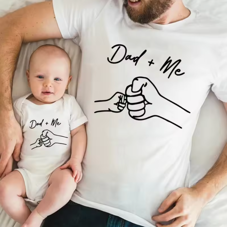 T-SHIRT ASSORTI PAPA/BÉBÉ - À COMPOSER