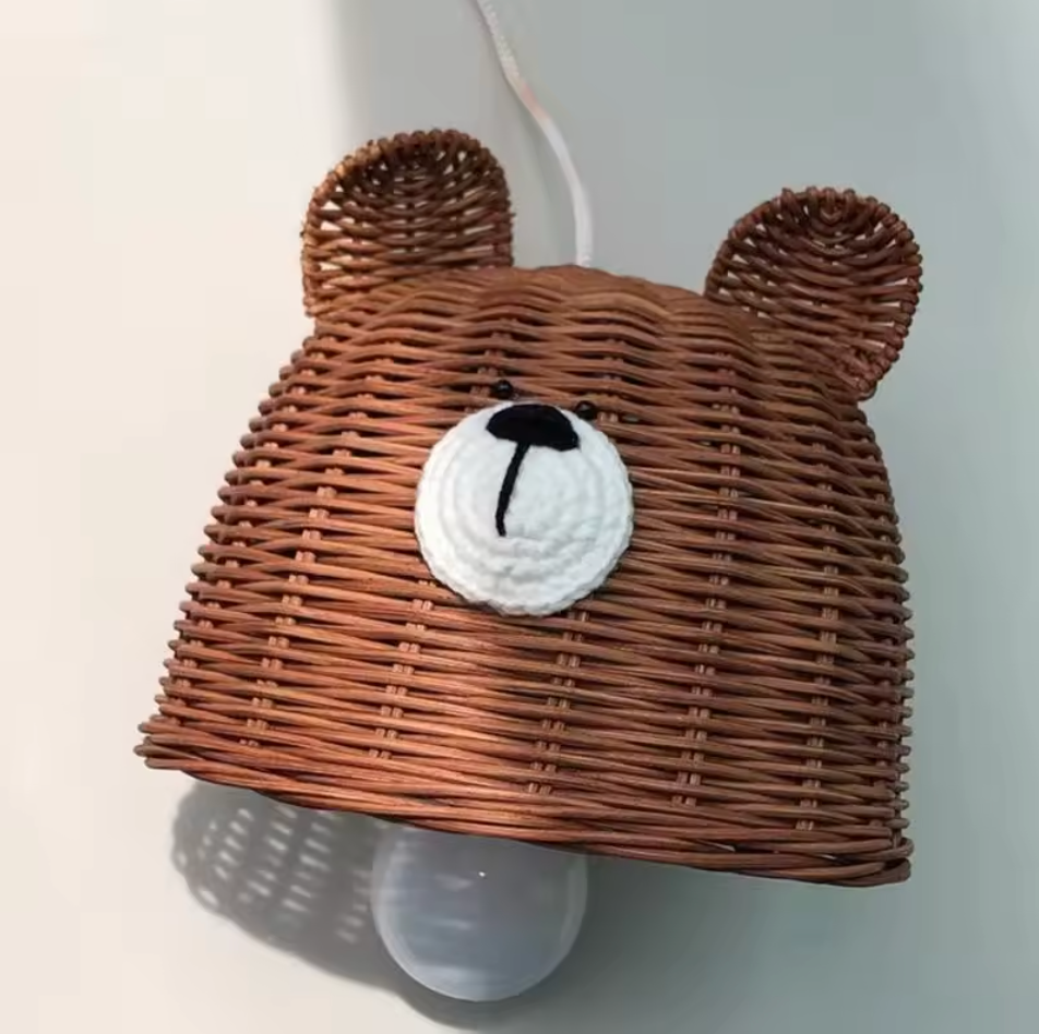 ABAT JOUR SUSPENSION LAMPE OURSON ROTIN