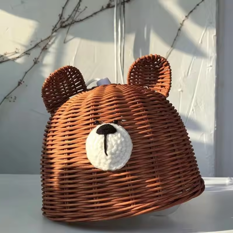 ABAT JOUR SUSPENSION LAMPE OURSON ROTIN