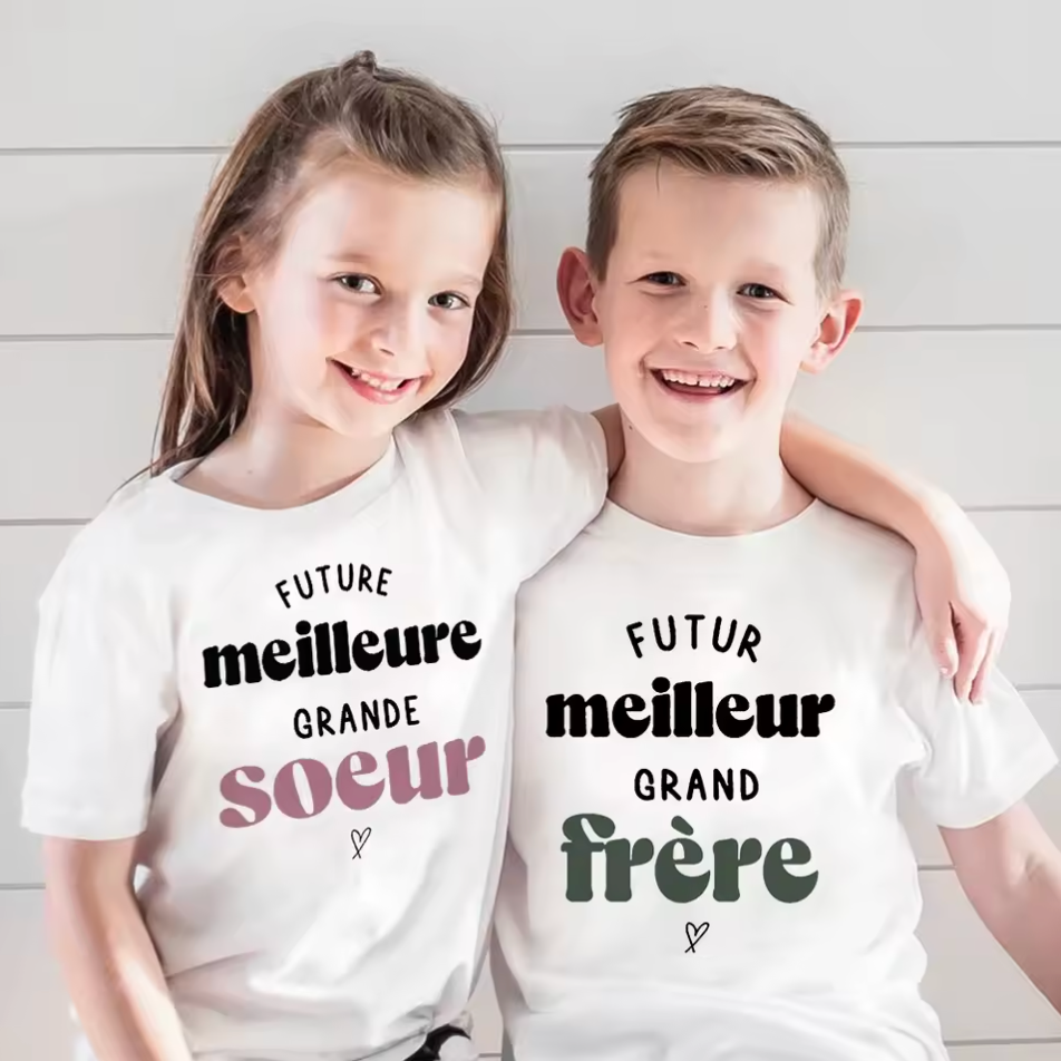 TSHIRT GRAND FRERE / GRANDE SOEUR