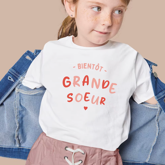 TSHIRT GRAND FRERE / GRANDE SOEUR