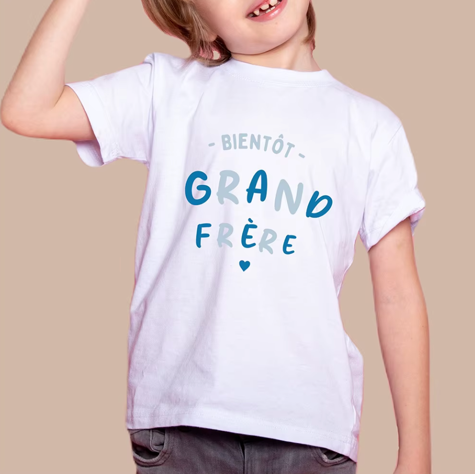 TSHIRT GRAND FRERE / GRANDE SOEUR