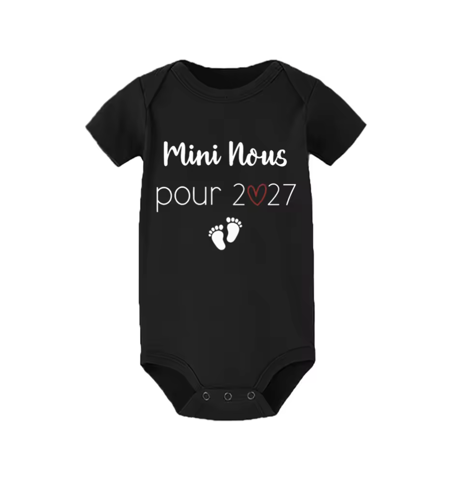BODY ANNONCE BÉBÉ "MINI NOUS "