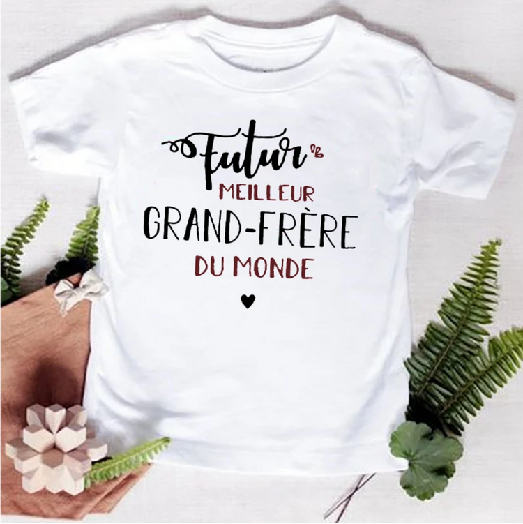 T-shirt personnalisé Future Grand Frère, teeshirt personnalisé