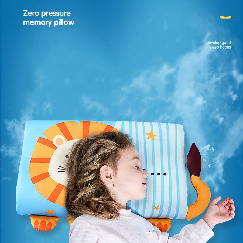OREILLER ENFANT ANIMAUX - MEMOIRE DE FORME