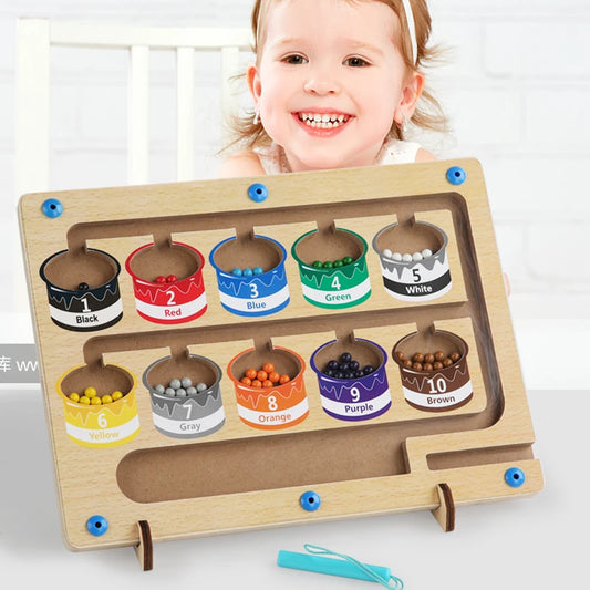 JEU LABYRINTHE MAGNETIQUE SENSORIEL MONTESSORI