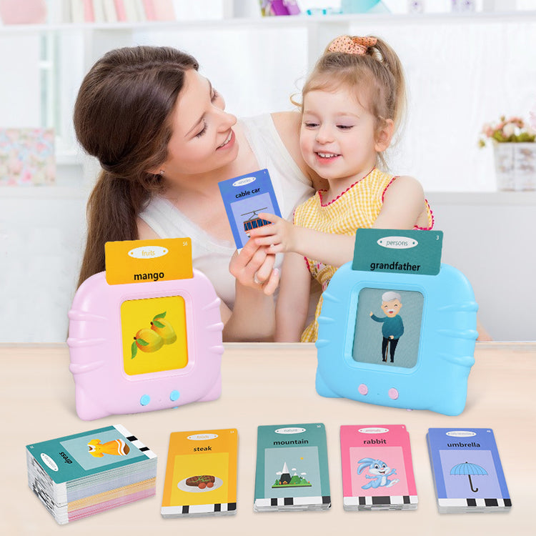INTERACTIVE USB AUDIO GAME LEARNING WORDS - 110 EDUCATIONAL TALKING CARDS 