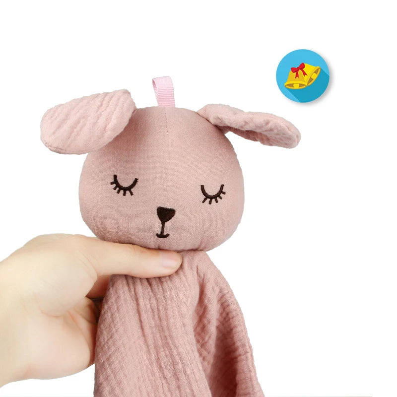 DOUDOU ANIMAL EN GAZE DE COTON