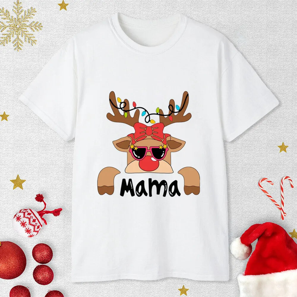 ENSEMBLE TSHIRT NOEL ASSORTI FAMILLE