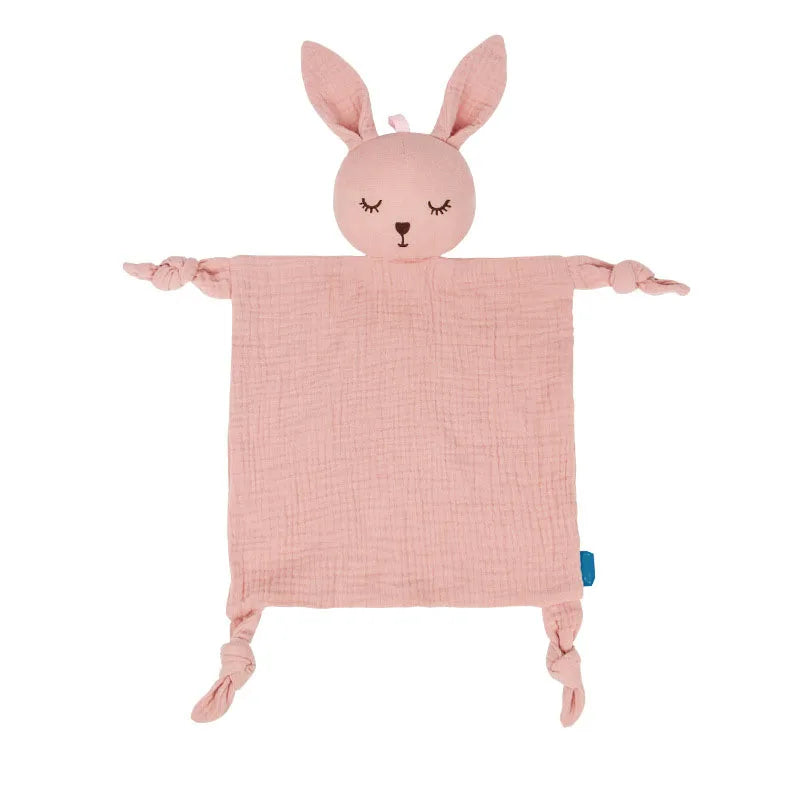 DOUDOU ANIMAL EN GAZE DE COTON